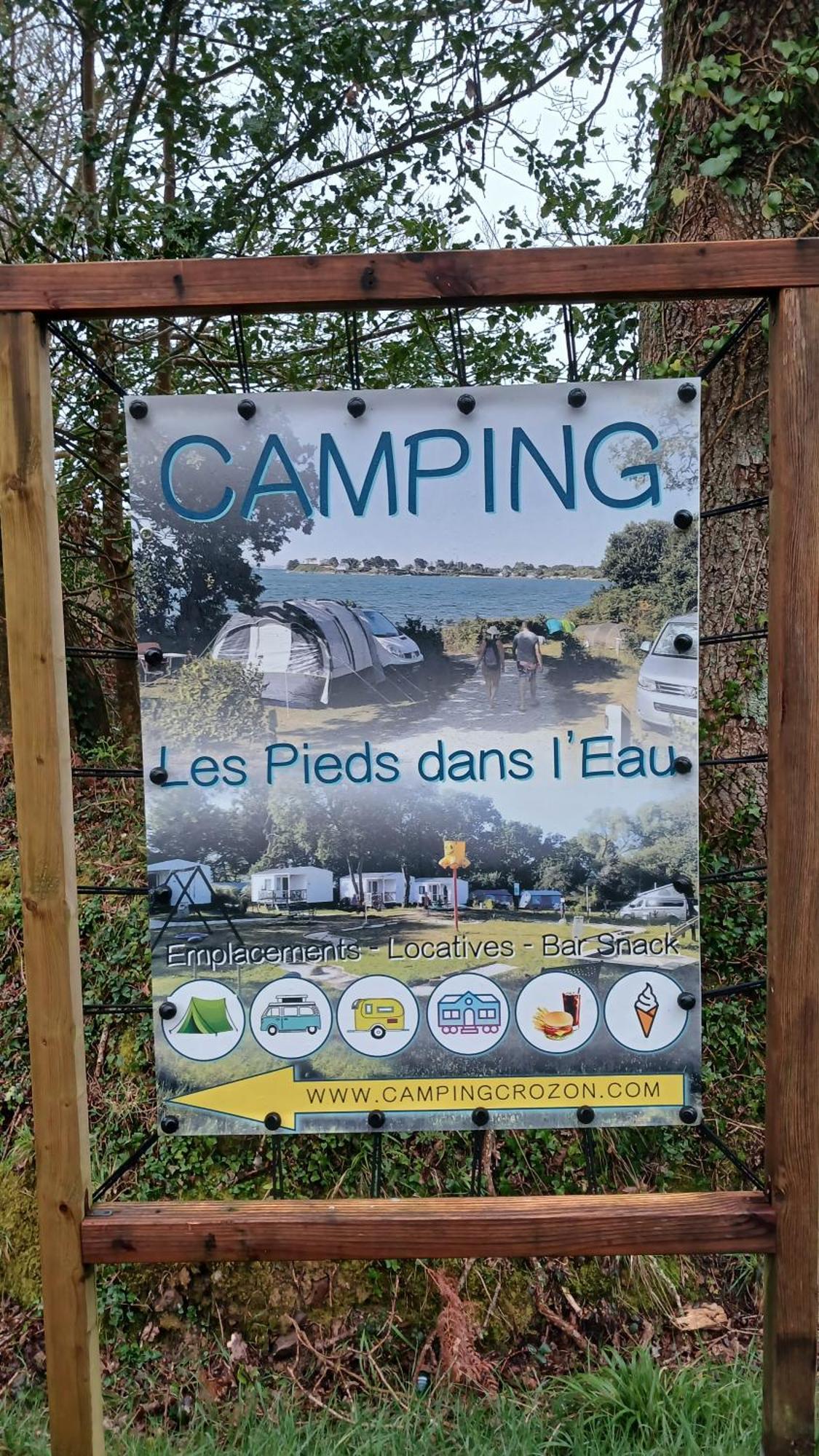 Hebergements Camping "Les Pieds Dans L'Eau" Crozon Luaran gambar